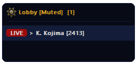 Usuario Grabando LIVE